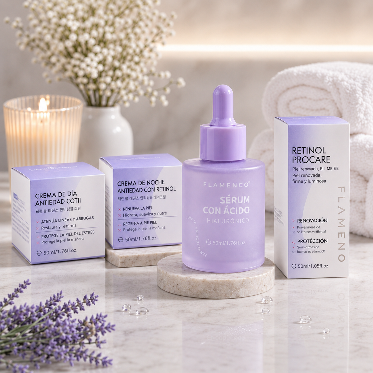 Línea Completa Retinol y Hialurónico