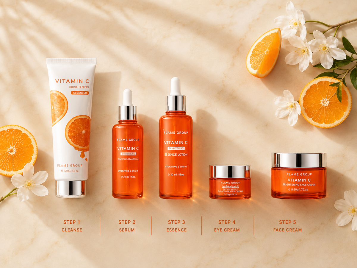Pasos de la rutina Vitamina C